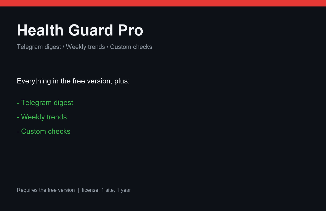 Health Guard Pro
